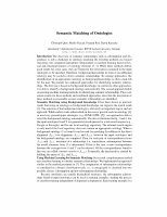 Research paper thumbnail of Semantic Matching of Ontologies