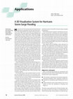 Research paper thumbnail of A 3D Visualization System for Hurricane Storm-Surge Flooding