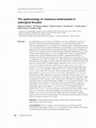 Research paper thumbnail of The epidemiology of cutaneous leishmaniasis in subtropical Ecuador