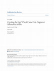 Research paper thumbnail of Cracking the Egg: Which Came First - Stigma or Affirmative Action