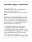 Research paper thumbnail of Nanostructuring and its Influence on the Thermoelectric Properties of the AgSbTe2-SnTe Quaternary System