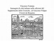 Research paper thumbnail of Immagini di città italiane nelle edizioni del Supplemento delle Croniche...di Giacomo Filippo Foresti da Bergamo .pdf