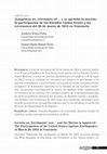 Research paper thumbnail of Andrea Noria Peña e Inmaculada Simó. Langostas no, terremoto sí!… y se aprueba la moción: la participación de los Estados Unidos frente a los terremotos del 26 de marzo de 1812 en Venezuela