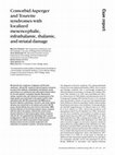 Research paper thumbnail of Comorbid Asperger and Tourette syndromes with localized mesencephalic, infrathalamic, thalamic, and striatal damage