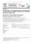 Research paper thumbnail of The rs1801278 G > A polymorphism of IRS-1 is associated with metabolic syndrome in healthy nondiabetic men. Modulation by cigarette smoking status