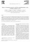 Research paper thumbnail of Effects of histamine precursor and (R)-α-methylhistamine on the avoidance response in rats