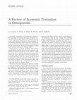 Research paper thumbnail of A review of economic evaluation in osteoporosis