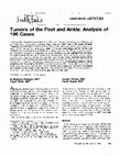 Research paper thumbnail of Tumors of the foot and ankle: Analysis 196 cases