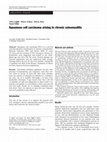 Research paper thumbnail of Squamous cell carcinoma arising in chronic osteomyelitis