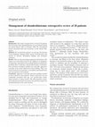 Research paper thumbnail of Management of chondroblastoma: retrospective review of 28 patients