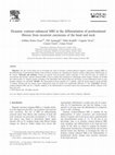 Research paper thumbnail of Dynamic contrast-enhanced MRI in the differentiation of posttreatment fibrosis from recurrent carcinoma of the head and neck