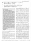 Research paper thumbnail of Computed Tomographic Validation of the Porcine Model for Thoracic Scoliosis