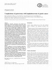 Research paper thumbnail of Complications of gastrectomy with lymphadenectomy in gastric cancer