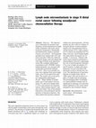 Research paper thumbnail of Lymph node micrometastasis in stage II distal rectal cancer following neoadjuvant chemoradiation therapy