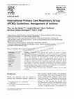 Research paper thumbnail of International Primary Care Respiratory Group (IPCRG) Guidelines: Management of allergic rhinitis