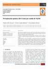 Research paper thumbnail of Precipitación química del Cromo por medio de NaOH.pdf