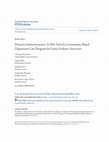 Research paper thumbnail of Proyecto Interconexiones: a pilot test of a community-based depression care program for Latina violence survivors