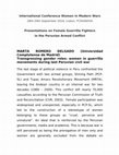 Research paper thumbnail of Female Guerrilla Fighters in the Peruvian Armed Conflict (Abstracts of Conference Presentations - Sept. 2016).