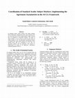 Research paper thumbnail of Coordination of Standard Arabic Subject Markers: Implementing the Agreement Asymmetries in the ACCG Framework