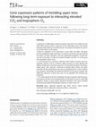 Research paper thumbnail of Gene expression patterns of trembling aspen trees following long-term exposure to interacting elevated CO2 and tropospheric O3