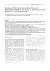 Research paper thumbnail of Autologous Skin Graft, Human Dura Mater and Polypropylene Mesh for the Repair of Ventral Abdominal Hernias: An Experimental Study