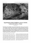 Research paper thumbnail of Tomsová, J. 2014. Egyptologická sbírka Hrdličkova muzea člověka PřF UK