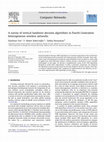 Research paper thumbnail of A survey of vertical handover decision algorithms in Fourth Generation heterogeneous wireless networks