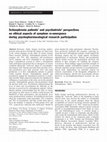 Research paper thumbnail of Schizophrenia patients' and psychiatrists' perspectives on ethical aspects of symptom re-emergence during psychopharmacological research participation