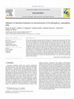 Research paper thumbnail of Influence of thermal treatment on microstructure of Fe 75 Ni 2 Si 8 B 13 C 2 amorphous alloy