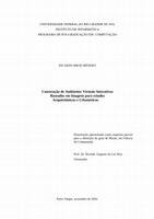 Research paper thumbnail of Construção de ambientes virtuais interativos baseados em imagens para estudos arquitetônicos e urbanísticos