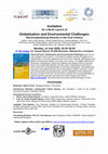 Research paper thumbnail of Invitation for a Book Launch of Globalization and Environmental Challenges: Reconceptualizing Security in the 21st Century