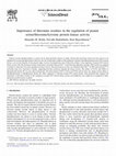 Research paper thumbnail of Importance of threonine residues in the regulation of peanut serine/threonine/tyrosine protein kinase activity