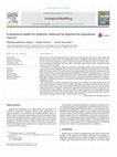 Research paper thumbnail of A dynamical model for epidemic outbursts by begomovirus population clusters