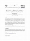 Research paper thumbnail of Time patterns in UK demand for alcohol and tobacco: an application of the EM algorithm