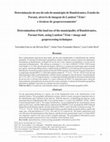 Research paper thumbnail of Determinação do uso do solo do município de Bandeirantes, Estado do Paraná, através de imagem do Landsat 7 Etm+ e técnicas de geoprocessamento