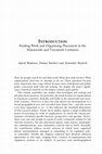 Research paper thumbnail of Sigrid Wadauer, Thomas Buchner, Alexander Mejstrik: Introduction: Finding Work and Organizing Placement in the Nineteenth and Twentieth Centuries.