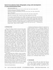 Research paper thumbnail of Sub10 nm electron beam lithography using cold development of poly(methylmethacrylate