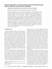 Research paper thumbnail of Selective deposition of molecules through poly(methylmethacrylate) patterns defined by electron-beam lithography