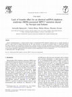 Research paper thumbnail of Lack of founder effect for an identical mtDNA depletion syndrome (MDS)-associated MPV17 mutation shared by Navajos and Italians