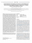 Research paper thumbnail of A New Model for the Evolution of Carnivory in the Bladderwort Plant (Utricularia): Adaptive Changes in Cytochrome c Oxidase (COX) Provide Respiratory Power