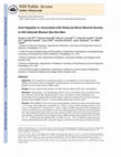 Research paper thumbnail of Viral hepatitis is associated with reduced bone mineral density in HIV-infected women but not men