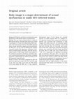 Research paper thumbnail of Body image is a major determinant of sexual dysfunction in stable HIV-infected women