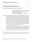 Research paper thumbnail of New floristic records in the Balkans: 30, Report 52