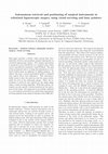 Research paper thumbnail of Autonomous Retrieval and Positioning of Surgical Instruments in Robotized Laparoscopic Surgery using Visual Servoing and Laser Pointers