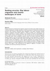 Research paper thumbnail of Seeking security: Gay labour migration and uneven landscapes of work