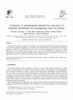 Research paper thumbnail of Correction of self-absorption spectral line and ratios of transition probabilities for homogeneous and LTE plasma