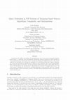 Research paper thumbnail of Query Evaluation in P2P Systems of Taxonomy-based Sources: Algorithms, Complexity, and Optimizations