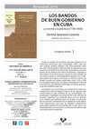 Research paper thumbnail of Los bandos de buen gobierno en Cuba: la norma y la práctica (1730-1830)