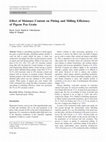 Research paper thumbnail of Effect of Moisture Content on Pitting and Milling Efficiency of Pigeon Pea Grain