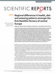 Research paper thumbnail of Regional differences in health, diet and weaning patterns amongst the first Neolithic farmers of central Europe OPEN